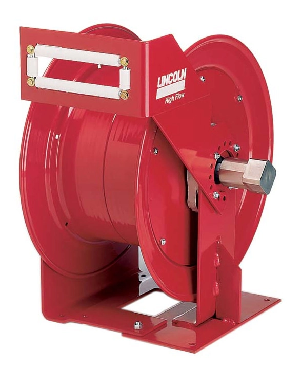 Lincoln84673Heavy Duty, Spring Rewind Oil, Air or Water Hose Reel