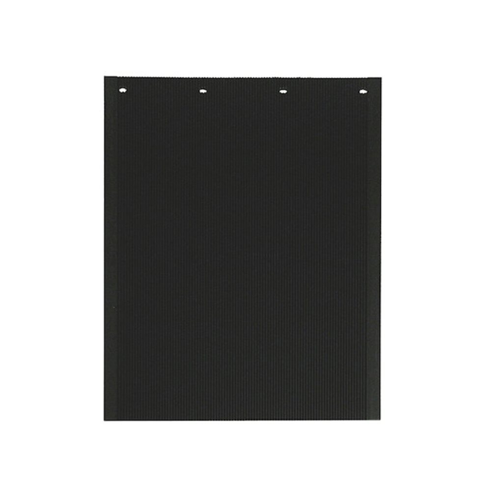 Buyers Products Spray Reducing Grooved Black Polymer Mudflaps 24x30 Inch - B30PSRPB