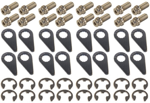 Stage 8 8912A Locking Header Bolts - Big Block Chevy/Ford Set of 16 - 3/8" x 1"