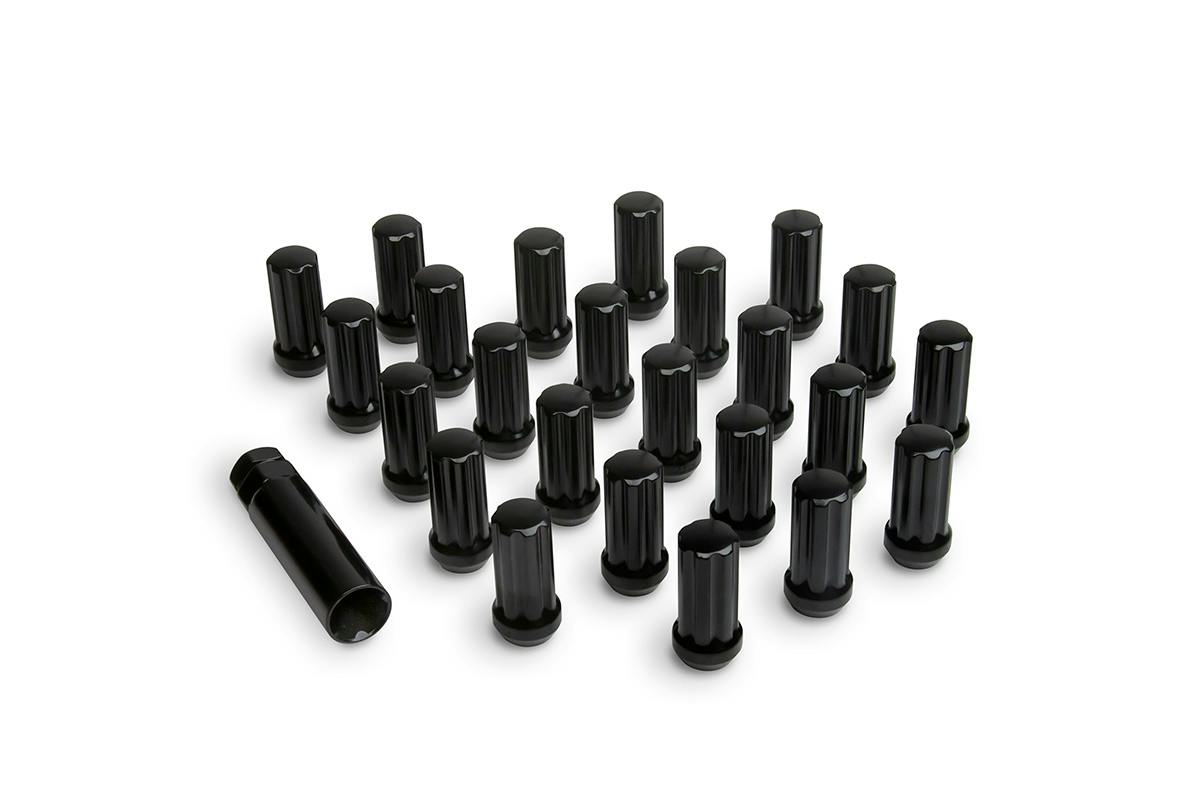 ICON Alloys 89141524B ICON ALLOYS LUG NUT KIT BLACK - 14 X 1.5 / 24 COUNT W/ KEY