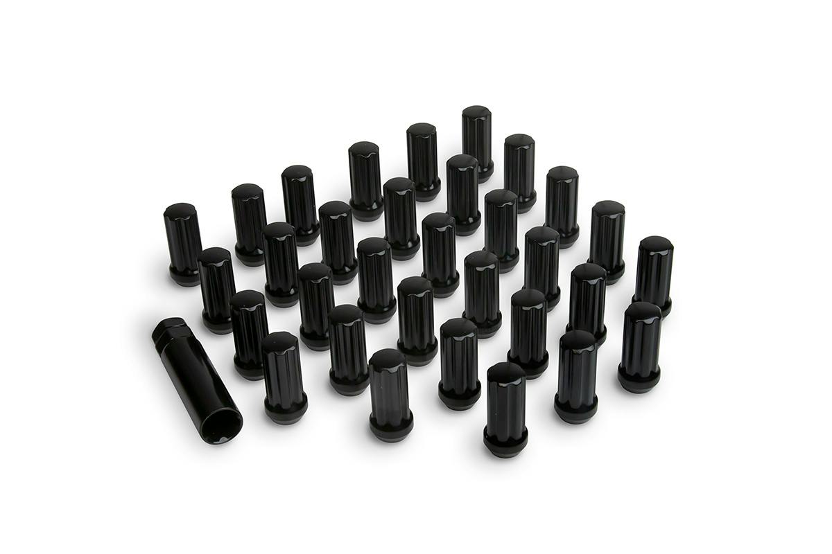 ICON Alloys 89141532B ICON ALLOYS LUG NUT KIT BLACK - 14 X 1.5 / 32 COUNT W/ KEY