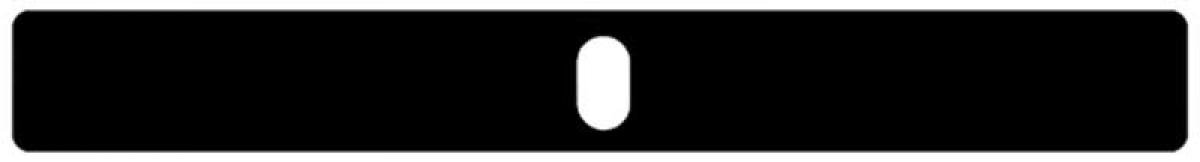 1969-81 Buick, Chevy, Olds, Pontiac, Console Gearshift Slider Plate, Black, Various Models