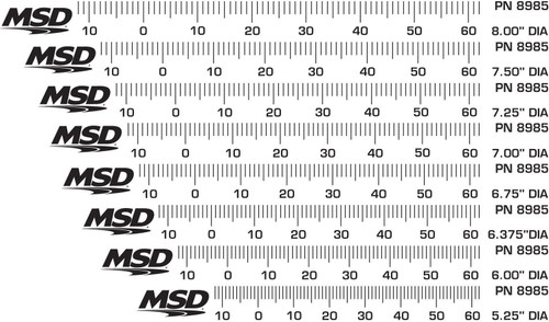 MSD Ignition 8985 Timing Tape