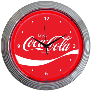 Neonetics 8CCWAV Coca-Cola Wave Neon Clock
