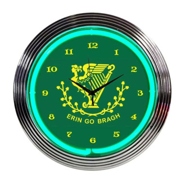 Neonetics 8IRISH Irish St Patrick Day Clock