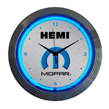 Neonetics 8MPHEM Mopar Hemi Neon Clock