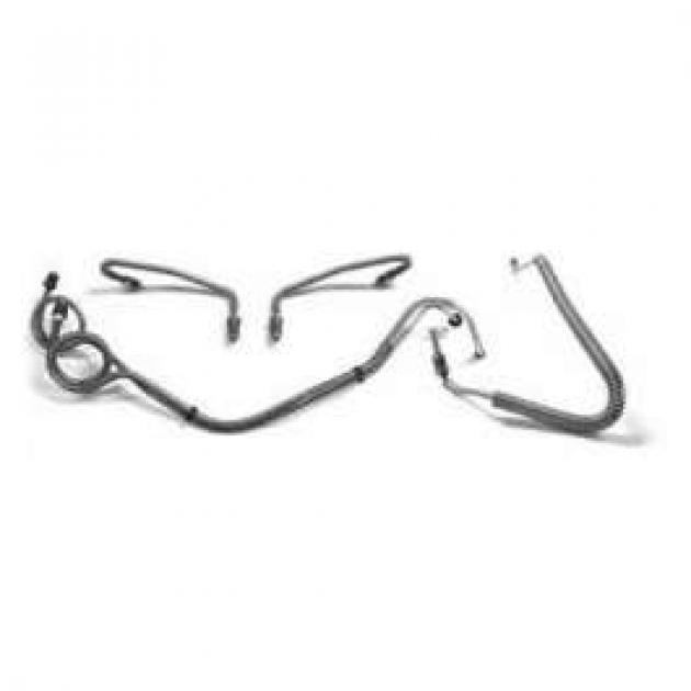 El Camino Front Brake Line Set, Manual Disc, OE Steel, 1970