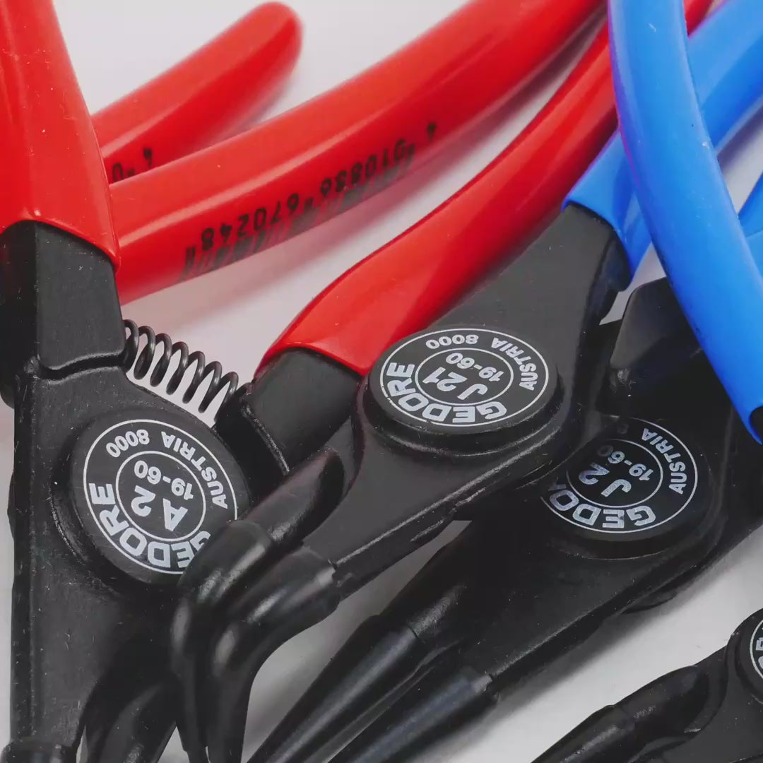 Gedore S 8008 Set of circlip pliers, 8 pcs