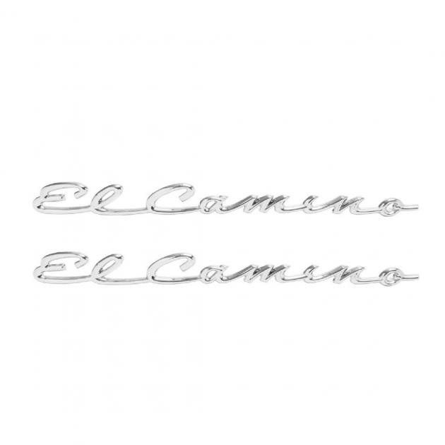 Trim Parts 59 El Camino Front Fender Emblem, El Camino, Pair 4810