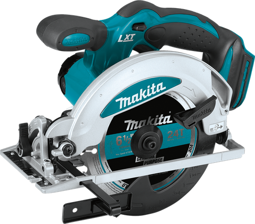 18V LXT™ Lithium-Ion Cordless 6-1/2" Circular Saw, Tool Only, Makita-built motor delivers, XSS01Z