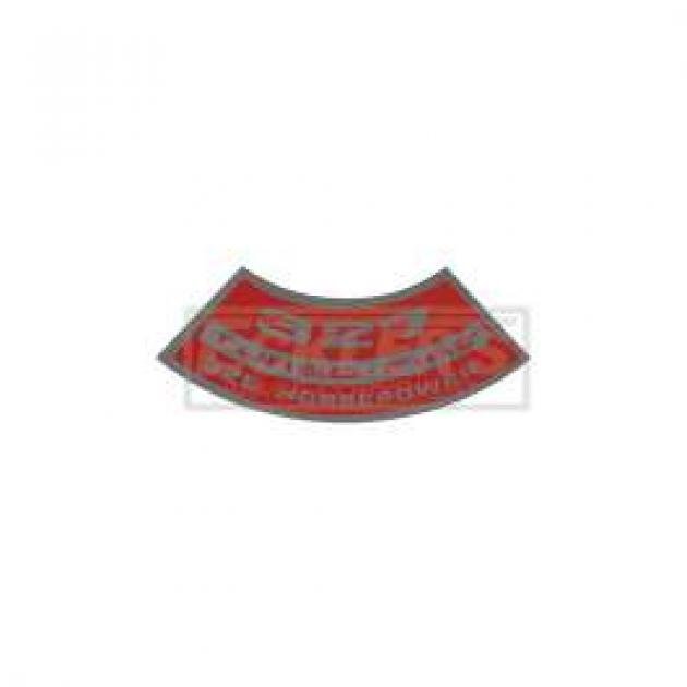 El Camino Air Cleaner Decal, Small Block, 327 Turbo-Fire, 325 HP, 1967-1968