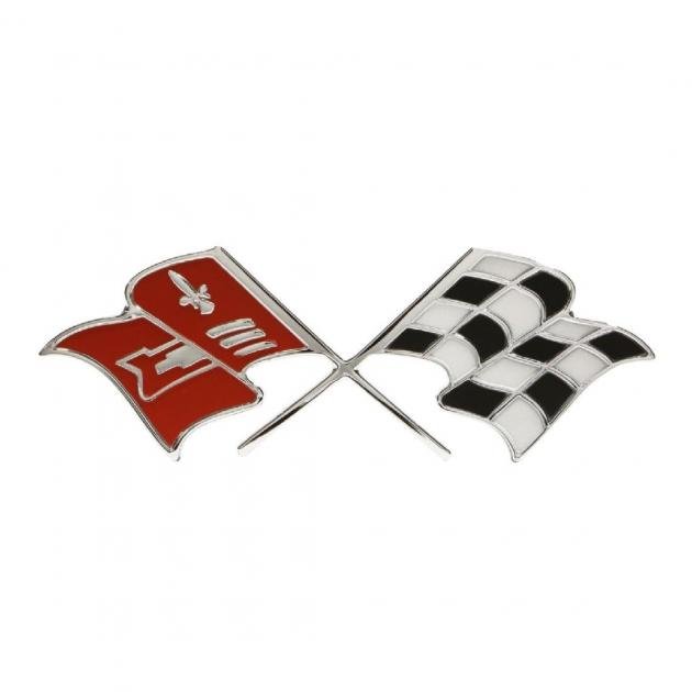 Trim Parts 60 Full-Size Chevrolet and El Camino Trunk Emblem, 348 V-8, Each 2093