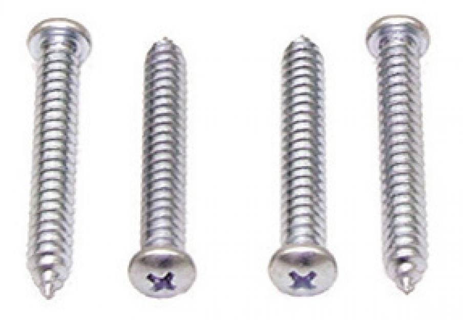Redline Restomotive 1968-1969 Camaro / Firebird 4 Piece Deluxe Door Grab Handle Screws