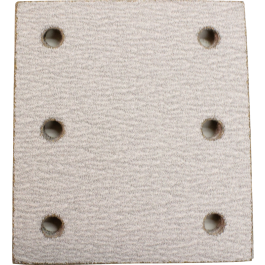 Makita 4" x 4-1/2" Abrasive Paper, Hook and Loop 100 Grit - 5pk