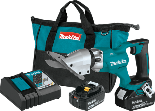 18V LXT™ Lithium-Ion Brushless Cordless 1/2" Fiber Cement Shear Kit (5.0Ah), Efficient cutting, XSJ05T