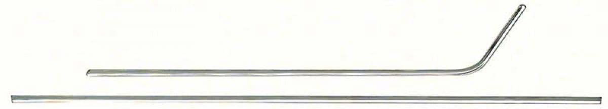1968-69 Camaro / Firebird Coupe with Deluxe Interior 4 Piece Front Door Panel Molding Set