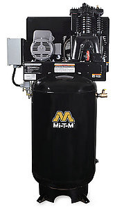 Mi-T-M ACS-23375-80V Electric Air Compressors, 80-Gallon Two Stage Electric Vert