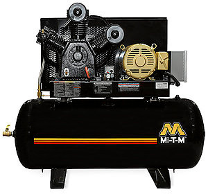 Mi-T-M AES-23315-120H Electric Air Compressors, 120-Gallon Two Stage Electric Ho