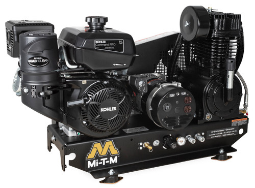 Mi-T-M AG2-SK14-B Gasoline Air Compressor/Generator Combinations ,Base-Mount Two