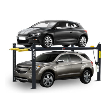 AMGO Hydraulics 408-HP 4-Post Parking & Car service lift with manual safety release 8,000 lbs