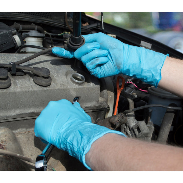 AMMEX Nitrile PF Exam Gloves M