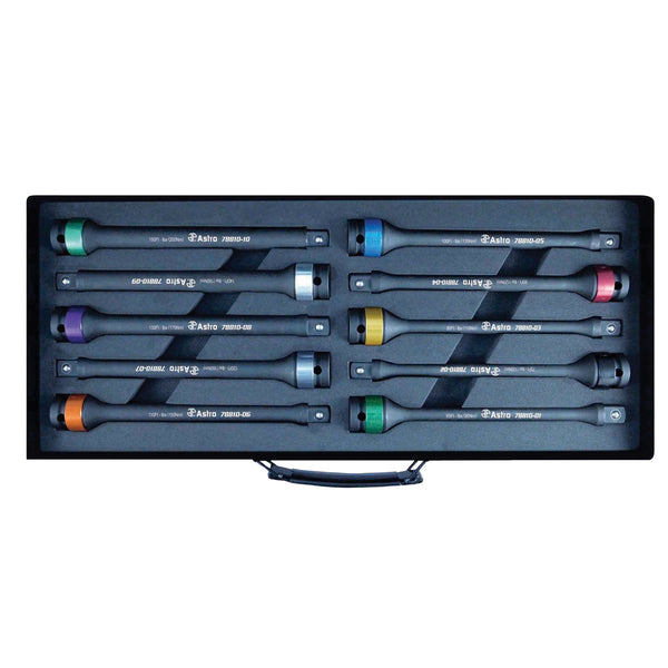 10 Piece Torque Limiting Aluminum Extension Set AST78810