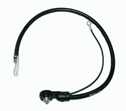 1971 - 1973 Camaro NEGATIVE Battery Cable, V8 Side Post