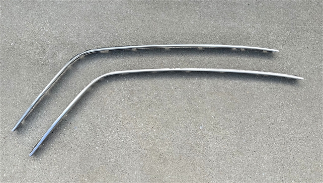 1970 - 1981 Camaro Roof Drip Rail Molding, Hard Stainless Steel, Left Hand Used GM