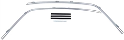 1970 - 1981 Camaro ANODIZED ALUMINUM Drip Rail Moldings, Pair 748625