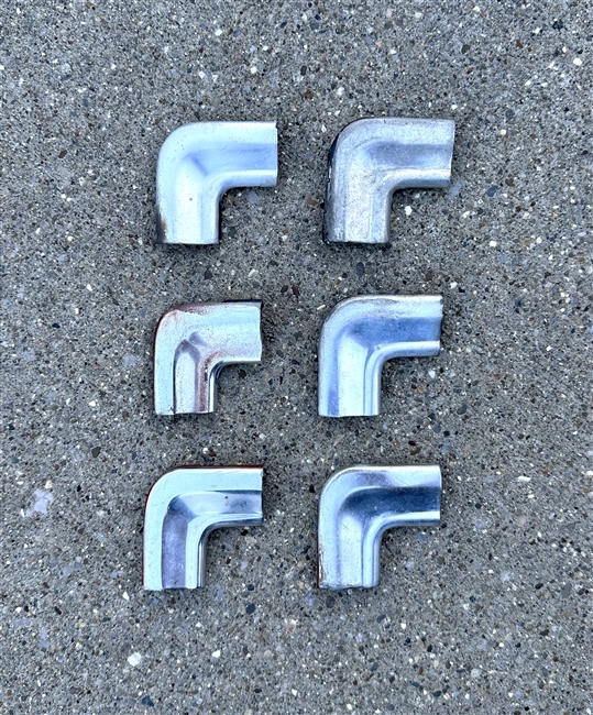 1970 - 1974 Camaro Rear Window Molding, LH Upper Corner Chrome, Original GM Used