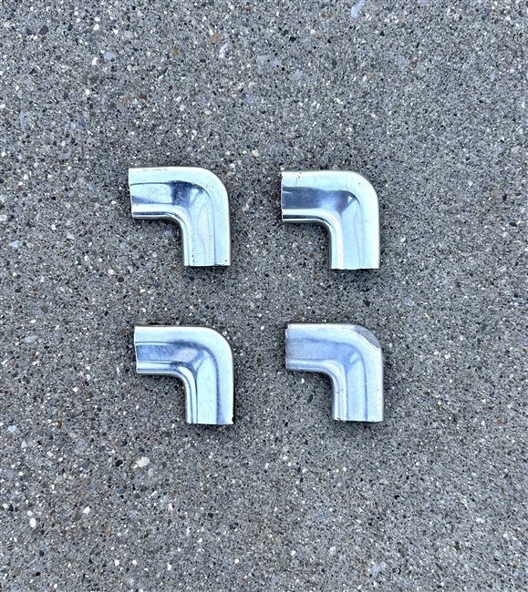 1970 - 1974 Camaro Rear Window Molding, RH Upper Corner Chrome, Original GM Used