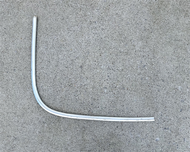 1970 - 1974 Camaro Rear Window Chrome Molding, Side "L" Piece, Left Hand, Original GM Used