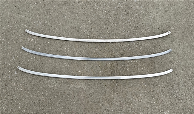 1975 - 1981 Camaro Rear Back Window Lower Chrome Molding, Original GM Used
