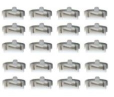 1975 - 1981 Camaro Rear Back Window Molding Clips, Plastic Version, 20 Pieces