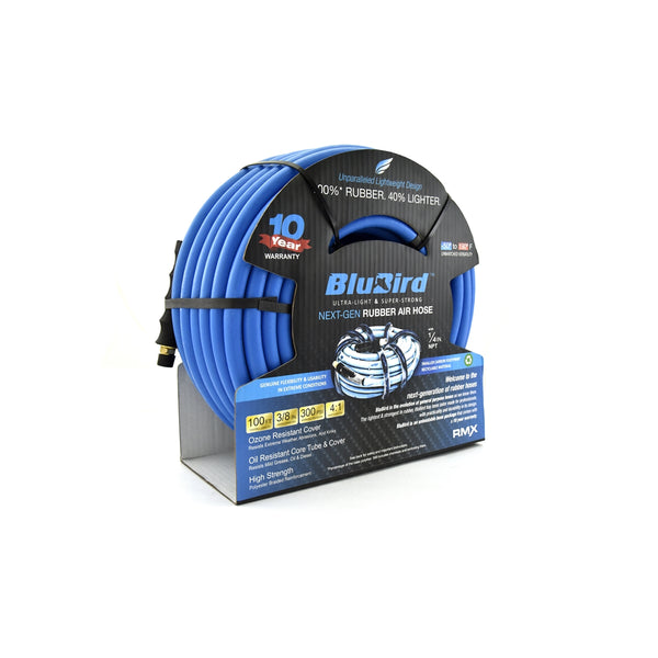 BluBird Air Hose 3/8 in. x 100 ft., 1/4 in. MNPT