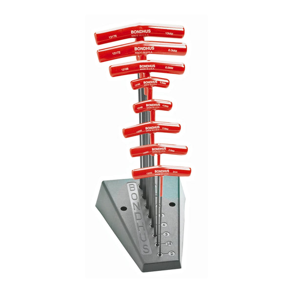 8-Piece Ball End T-Handle Set with Stand