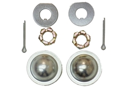 1979 - 1992 Camaro Wheel Bearing Dust Cap, Spindle Nuts, Cotter Pin and Keyed Washers Set