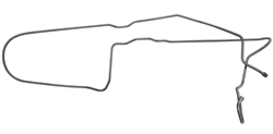 1971 - 1973 Chevrolet Camaro 1/4" MANUAL Disc Front to Rear Intermediate Brake Line,Choose OE or Stainless Steel