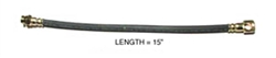 1974 - 1976 Camaro Front Disc Brake Rubber Flex Hose, Each