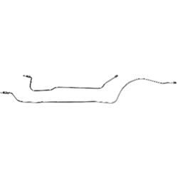 1970 - 1974 Camaro Rear End Axle Brake Lines Set, Pair