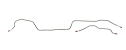 1975 - 1981 Camaro Brake Lines Set, Rear Axle for Cars with F-41 Suspension