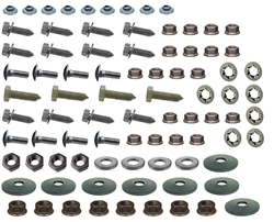 1974 - 1977 Camaro Rear Bumper and Bracket Mounting Hardware Set