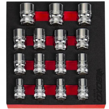Boxo BX505-R2 1/2" Drive Spline Socket Set