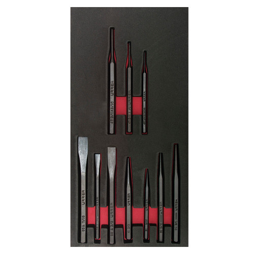 URREA 10 pc CHISEL, PUNCH AND DRIFT PIN SETS #CH121