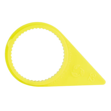 Checkpoint CPY41 Checkpoint Wheel nut indicator - Yellow 1 5/8 in (41 mm) (Bag of 100 pcs)