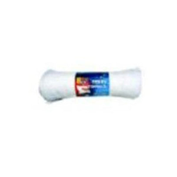 White Cotton Terry Towels, 12 Pack, 14" x 17", Washable and Reusable, Hemmed,