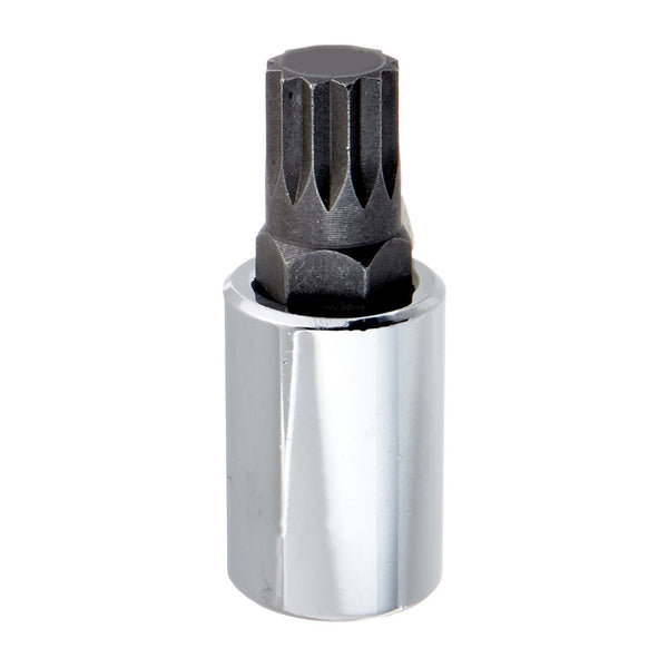 Triple Square Socket Bit, 12mm, 12 Point Male, 1/2" Drive