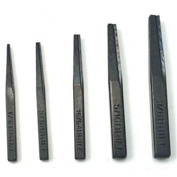 5 Pc Screw Extractor Kit Flute CTA9030