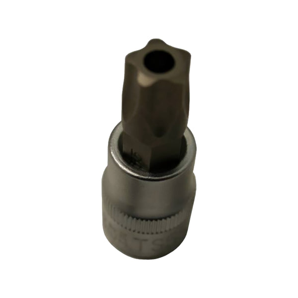 Tamper Proof Torx Socket, 5 Point, T30, 1/4" Drive