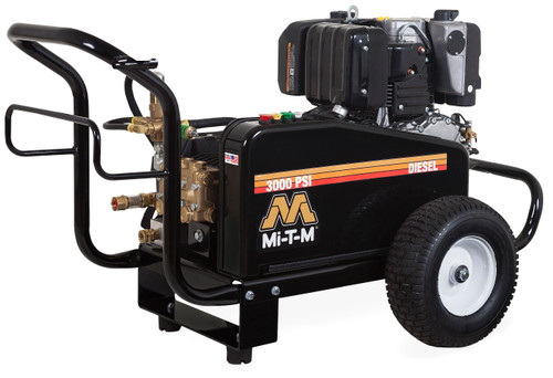 Mi-T-M CW-3004-0MKD Cold Water Pressure Washers, CW Premium Series Diesel Belt Drive